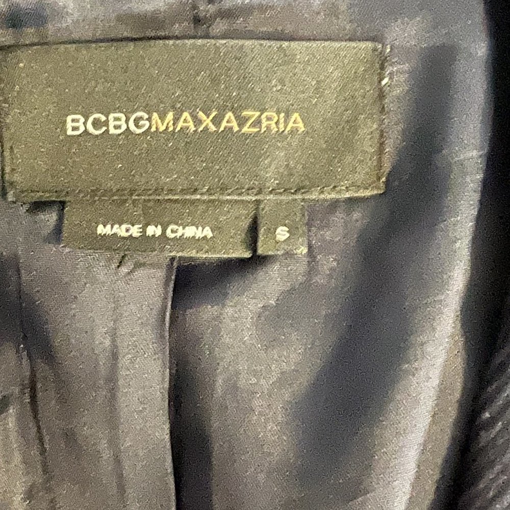 Vintage BCBG Navy Corduroy Blazer Small